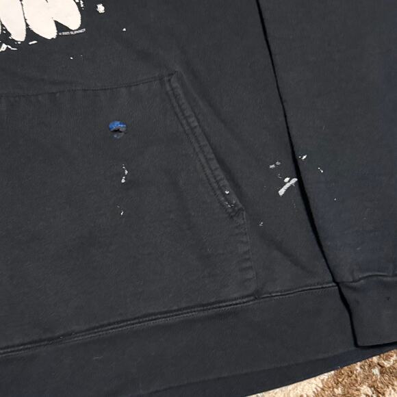 Vintage 2005 Slipknot Maggot Face Hoodie Size Large Distressed Nu Metal - Picture 5 of 9